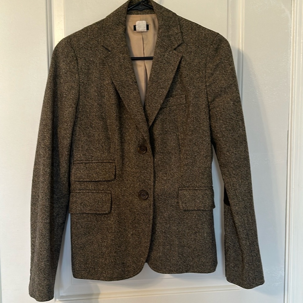 J.Crew Brown Tweed Blazer
